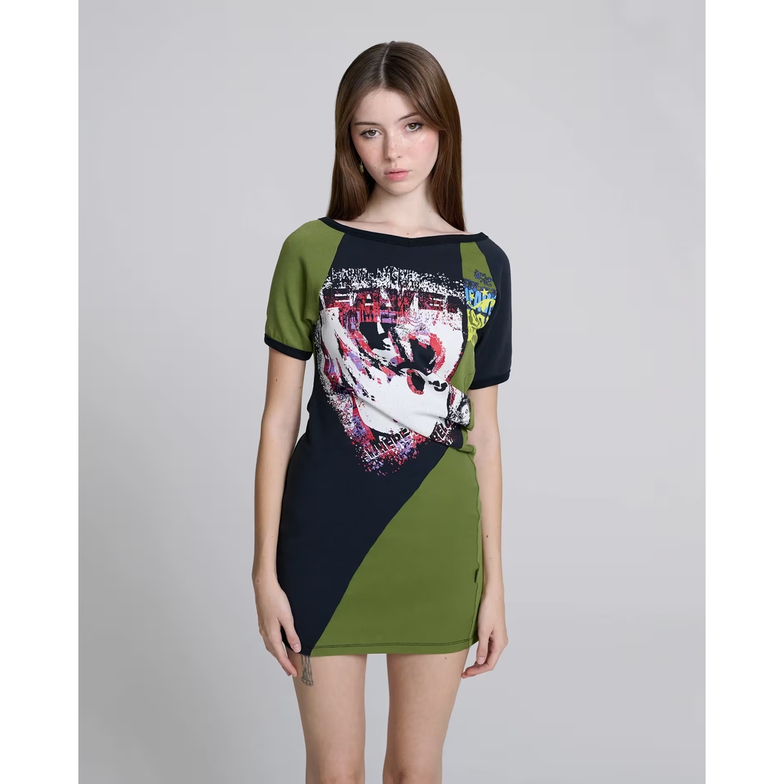 how to make a loose dress fitted Combo T-Shirt Dress – 3.1 Phillip Lim main image 0