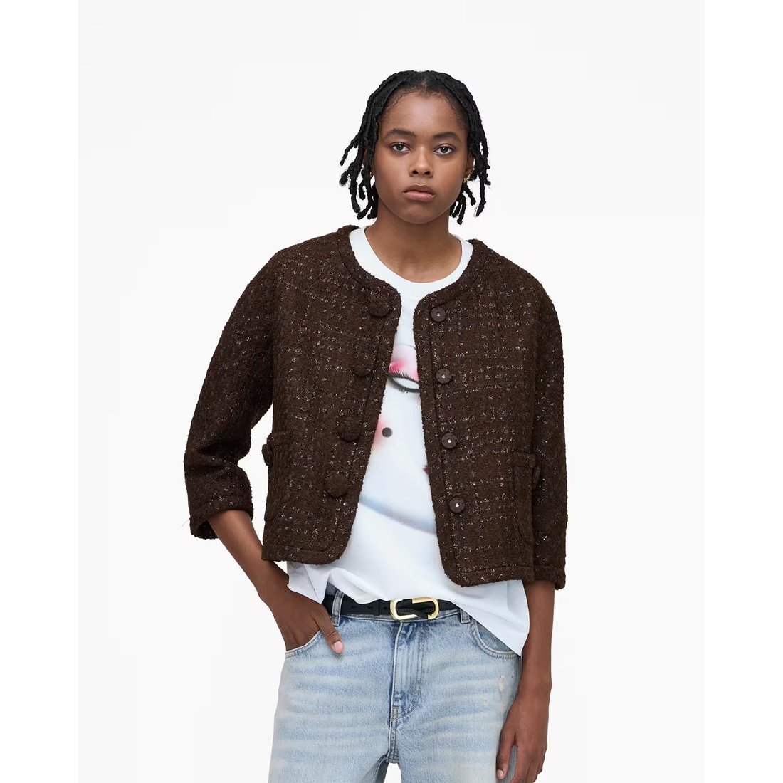 Tweed Backwards Lady Jacket available now at Southdale Center™