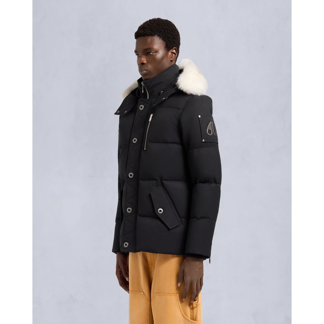 MOOSE KNUCKLES black シーズンオフセール Moose Knuckles - Men's Original Shearling Trim 3q Jacket available