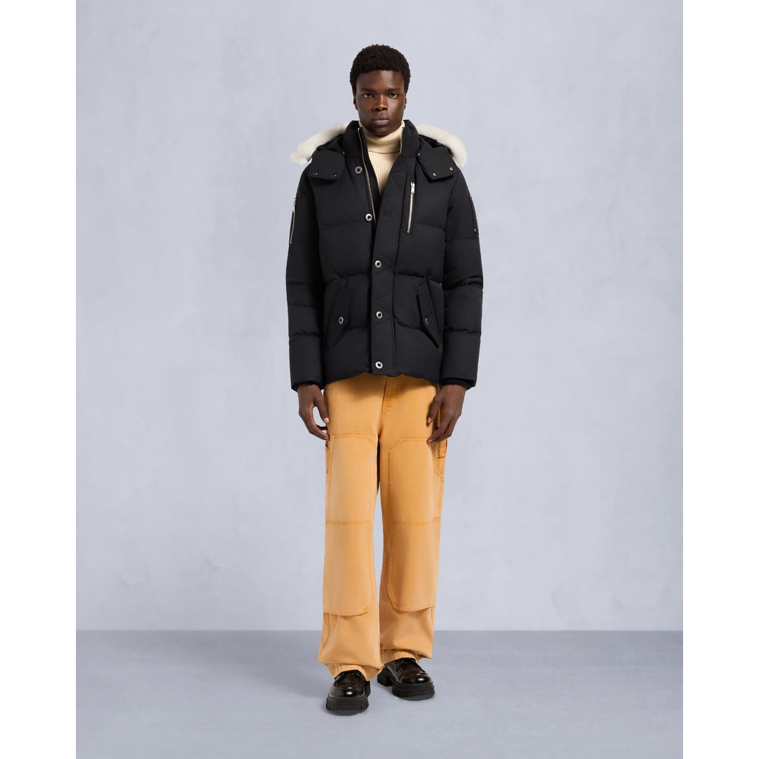 Moose Knuckles - Men's Original Shearling Trim 3q Jacket available