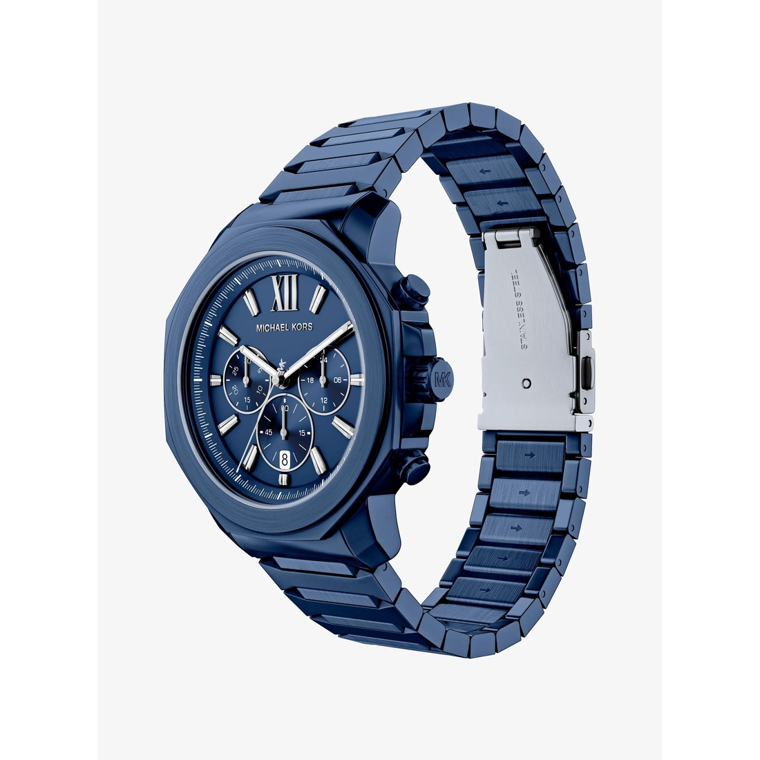 Oversized Prescott Blue-Tone Watch available now at Lenox Square®