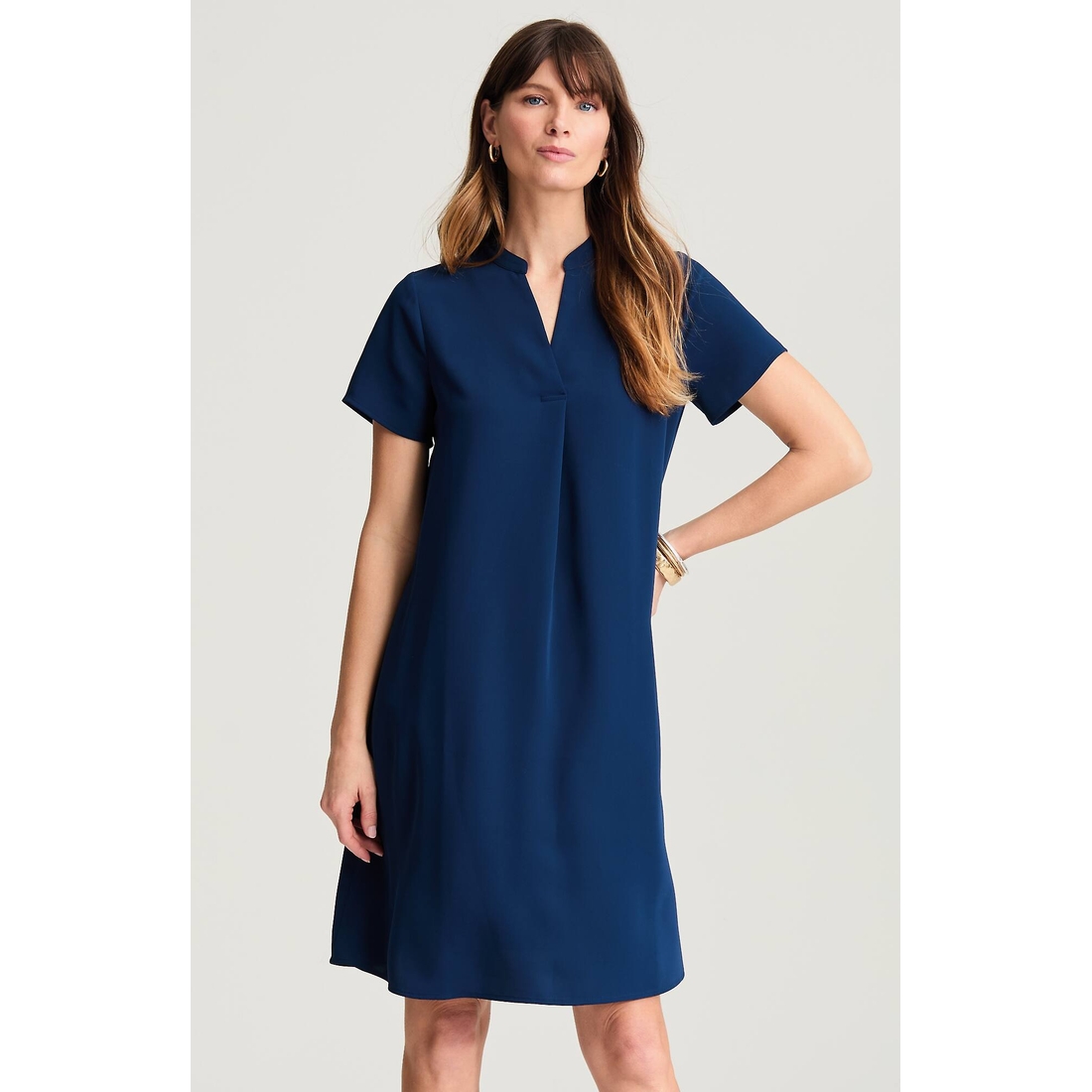 Women's Petite Easy-Care A-Line Dress available now at Walt Whitman Shops Women's Petite Easy-Care A-Line Dress available now at Walt Whitman Shops