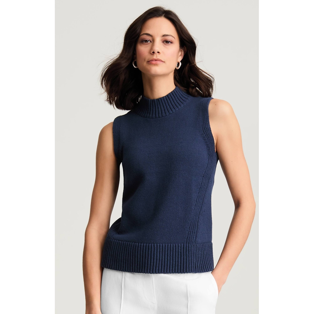 トップス MP Women's Plus Size Textured Sweater Tank Top available now at