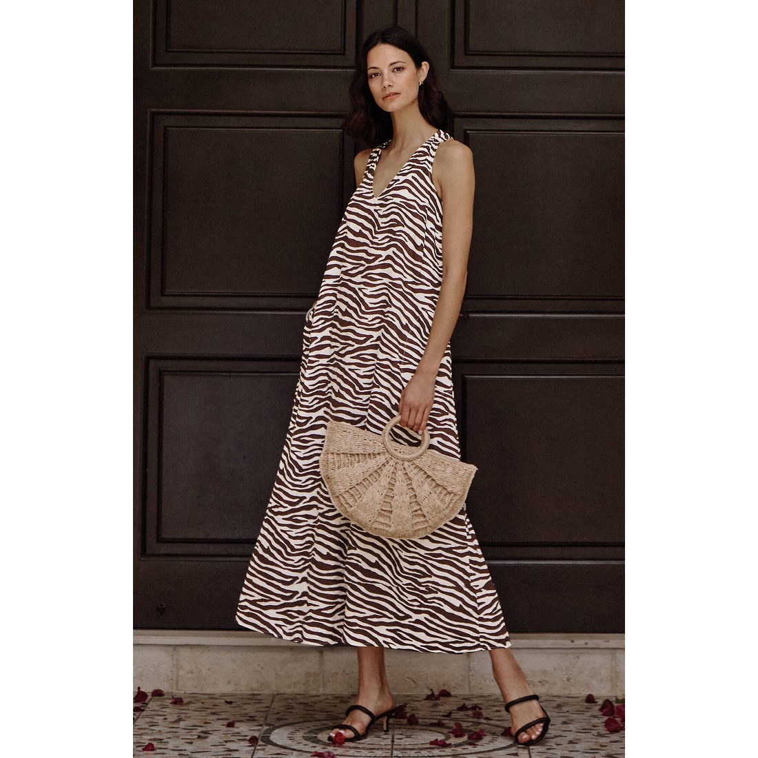 ladies zebra print dress Women's Zebra-Print A-Line available now at Coconut Point® DISIB21R
