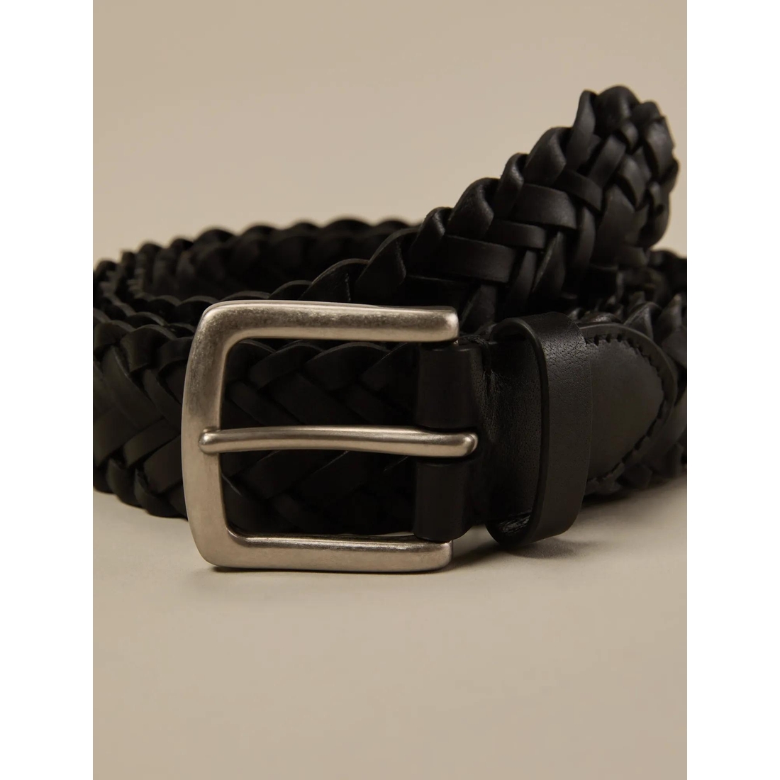 Lucky Brand Woven Leather Belt - Men display picture 1