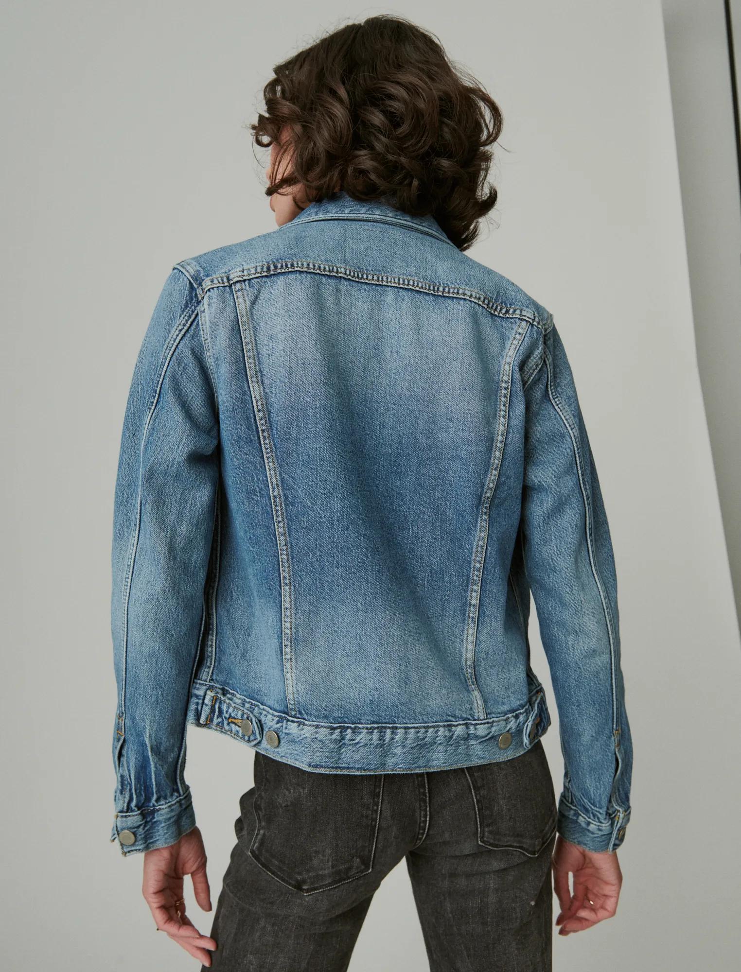 Lucky Brand Jeans Lucky Brand Tomboy Denim Trucker Jacket Lucky Brand Jeans Lucky Brand Tomboy Denim Trucker Jacket