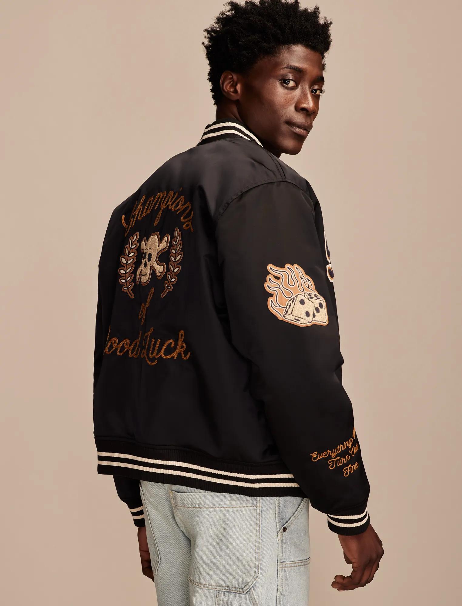 Lucky Brand Jeans Lucky Brand Lucky Varsity Jacket available Lucky Brand Jeans Lucky Brand Lucky Varsity Jacket available