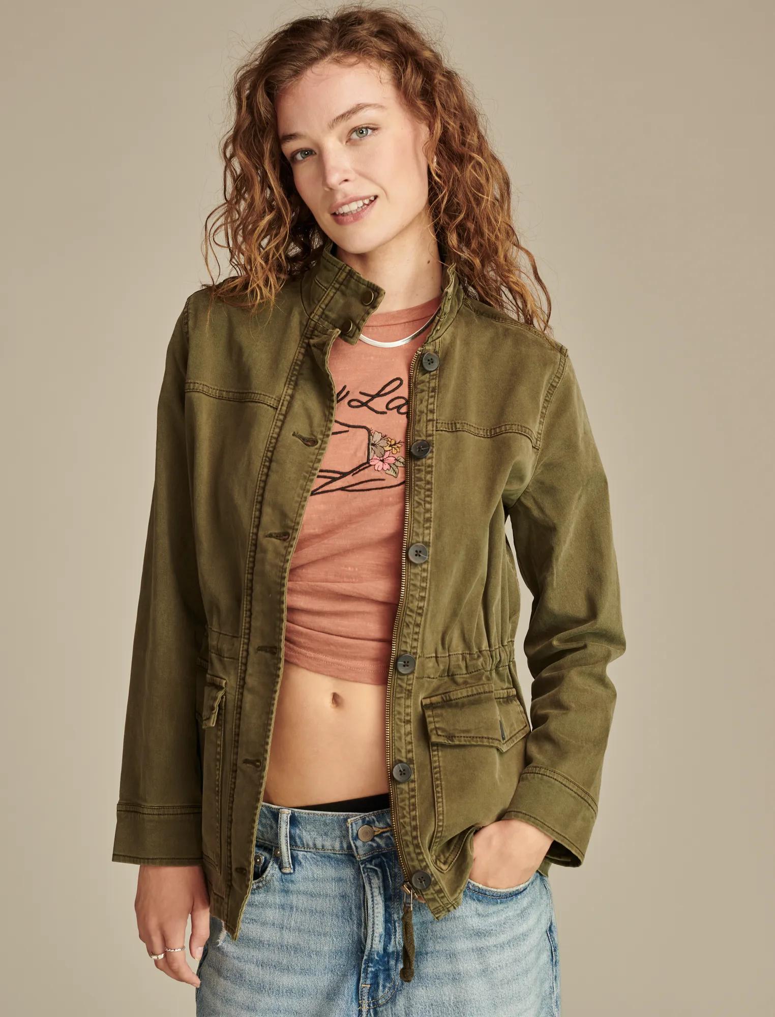 Lucky Brand Jeans Lucky Brand Leather Trucker Jacket Lucky Brand Jeans Lucky Brand Leather Trucker Jacket