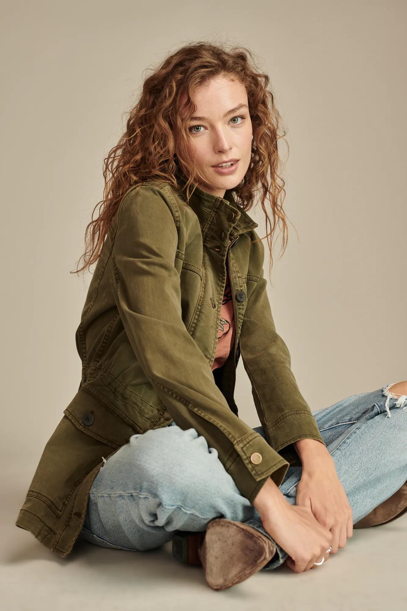 Lucky Brand Jeans Lucky Brand Leather Trucker Jacket Lucky Brand Jeans Lucky Brand Leather Trucker Jacket