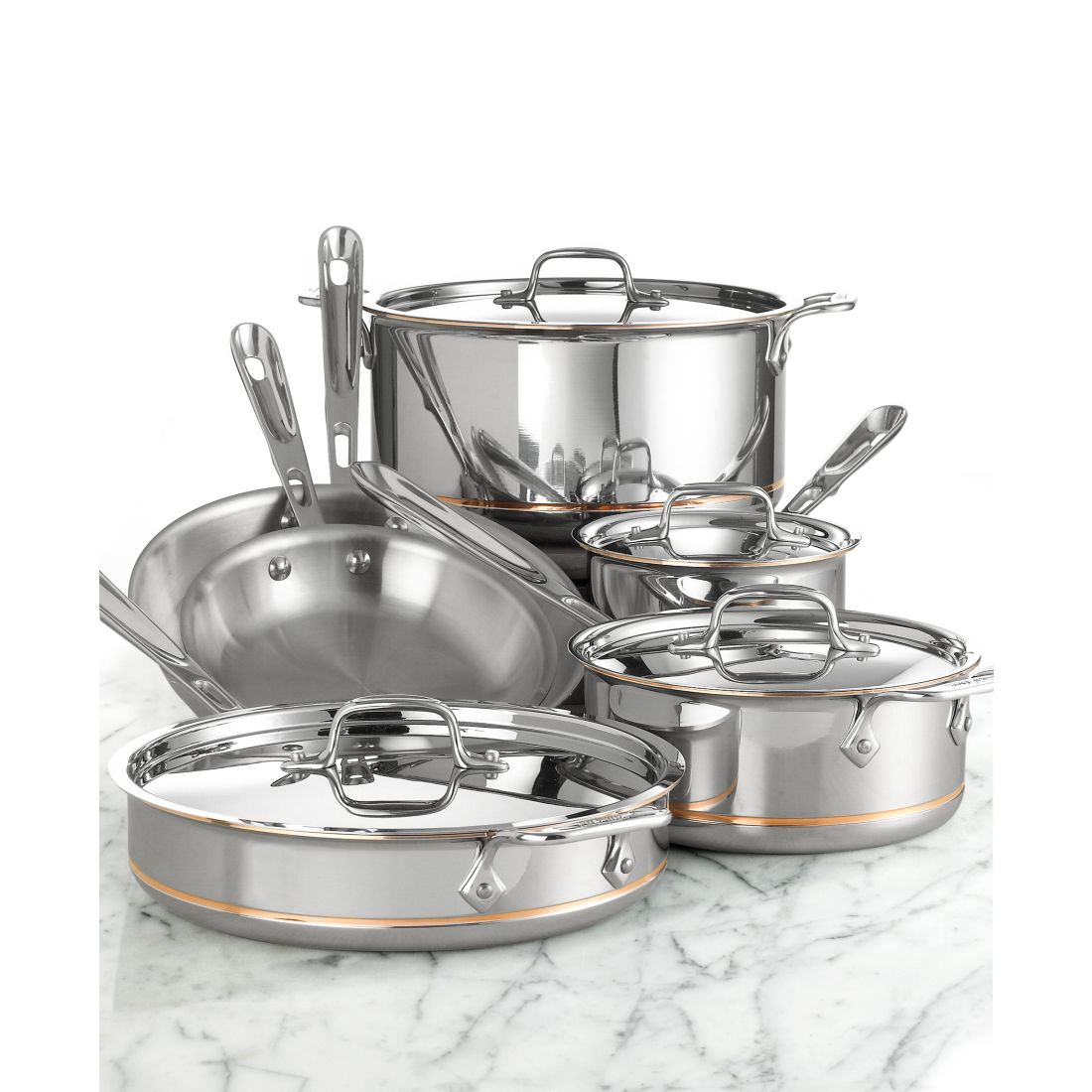 All-clad Copper Core Cookware Set, 10 Piece