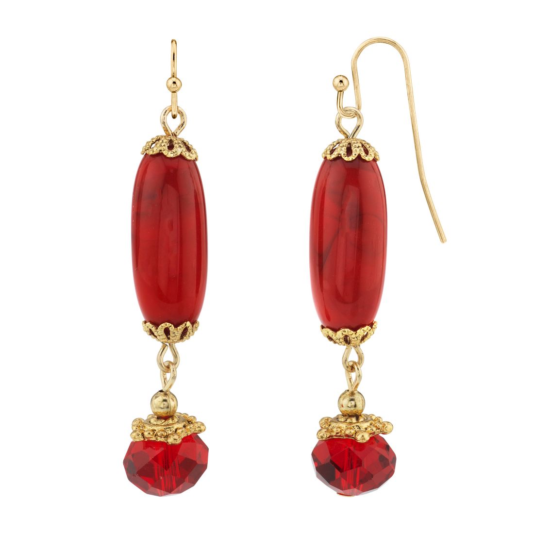 2028 14K Gold-tone Linear Drop Earring