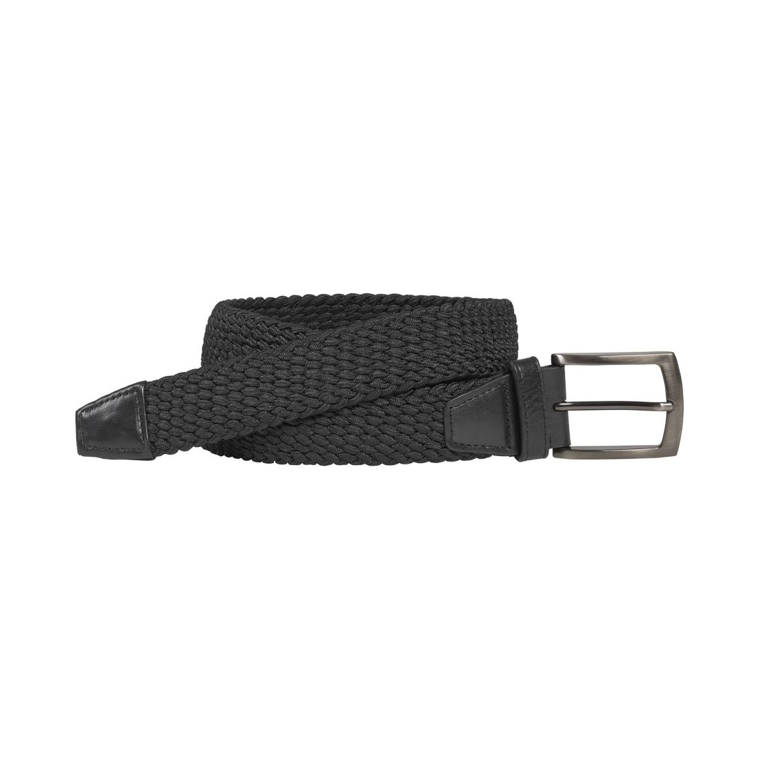 Johnston & Murphy Men's Stitched Edge Leather Belt
