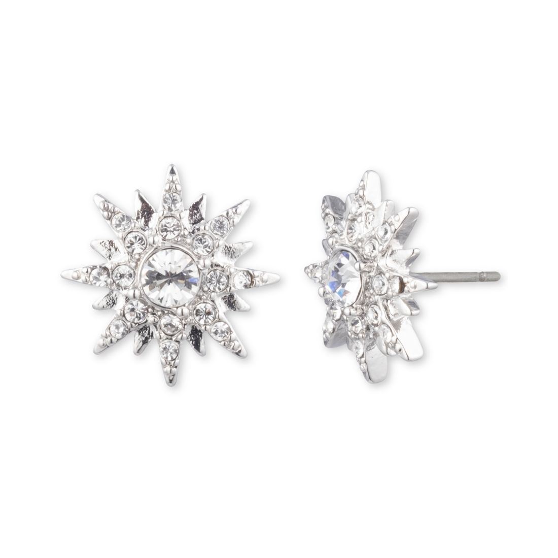 Givenchy Crystal Star Cluster Stud Earrings