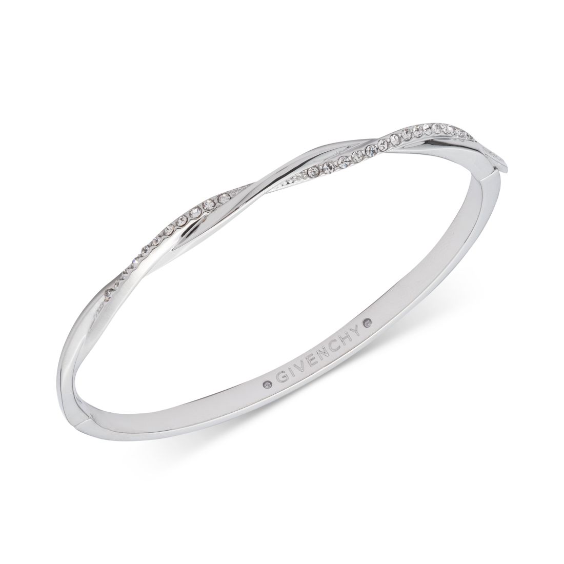 Givenchy Pave Twist Bangle Bracelet
