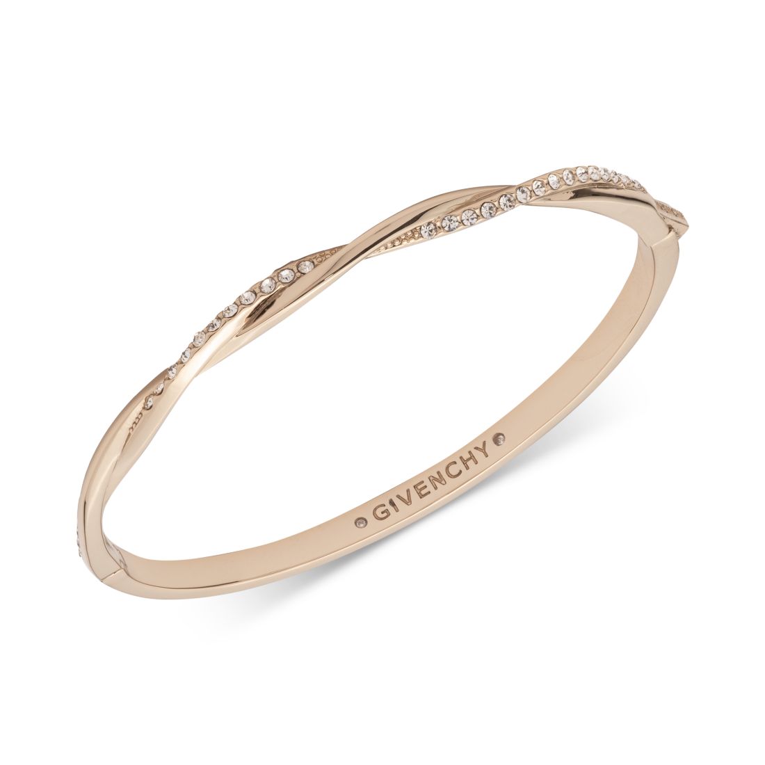 Givenchy Pave Twist Bangle Bracelet