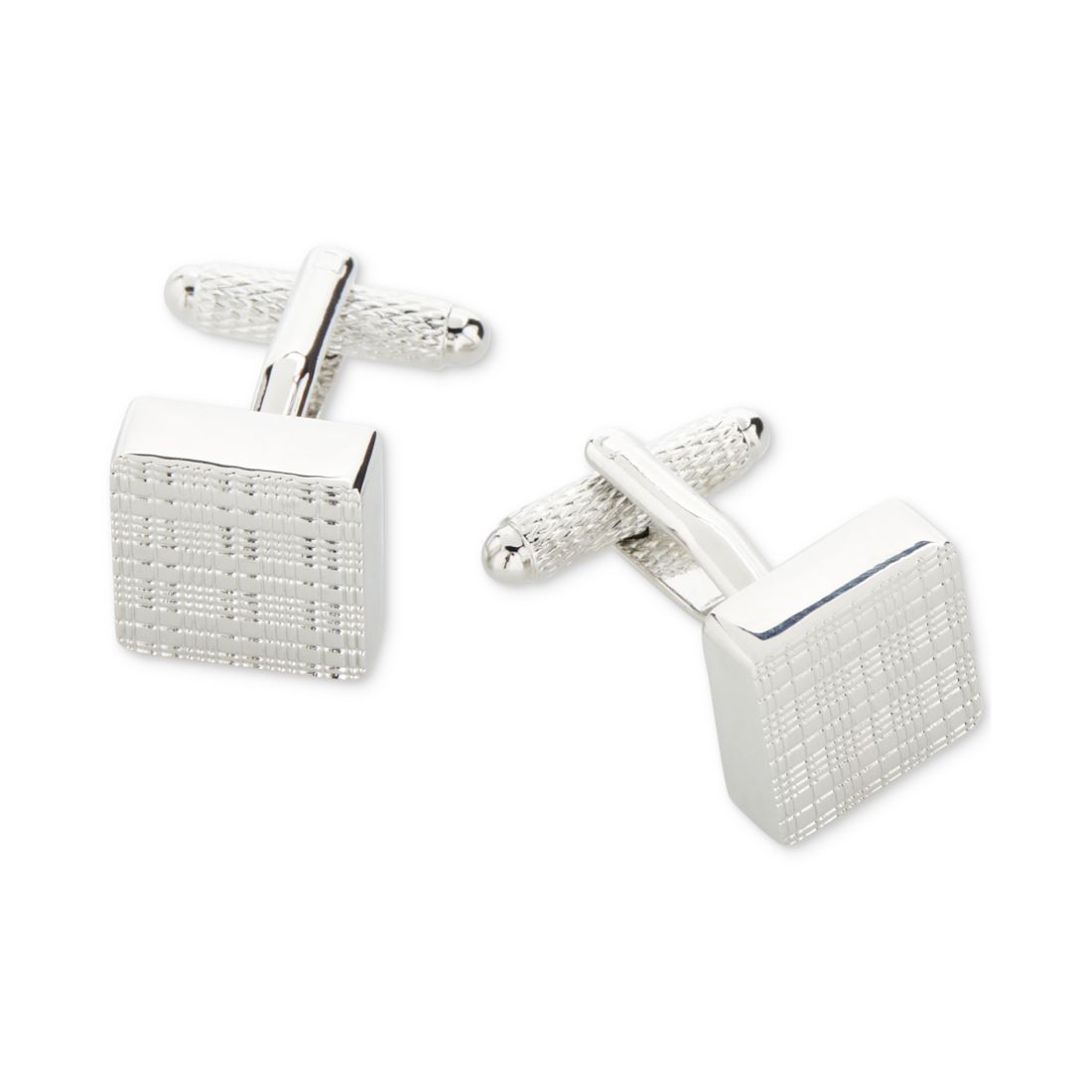 Perry Ellis Portfolio Men's Plaid Cufflinks