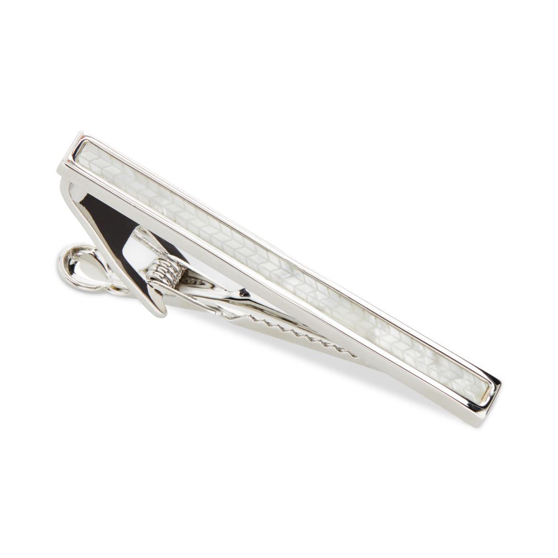 Perry Ellis Portfolio Men's Pearl Effect Tie Bar
