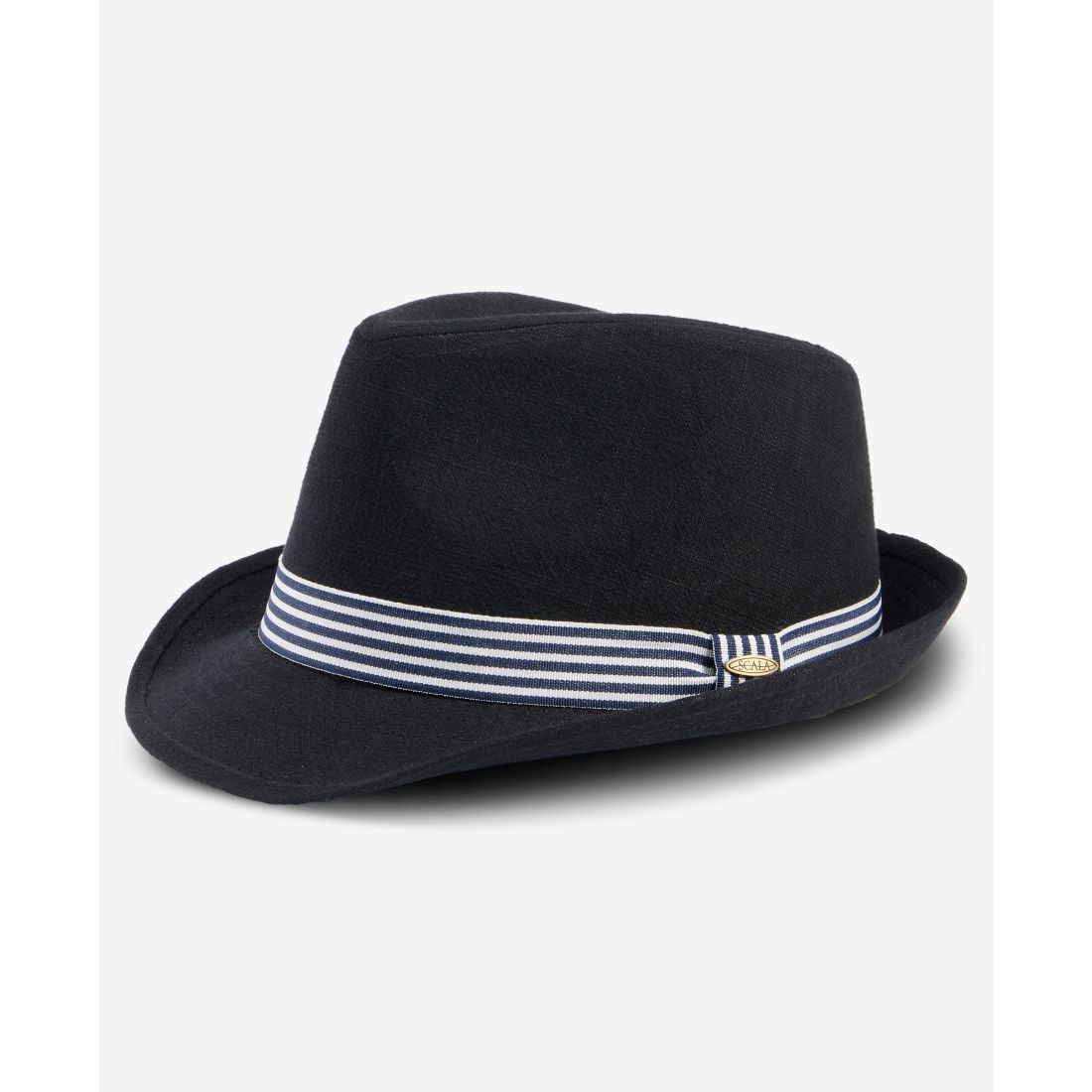 Scala Men's Striped Band Fedora
