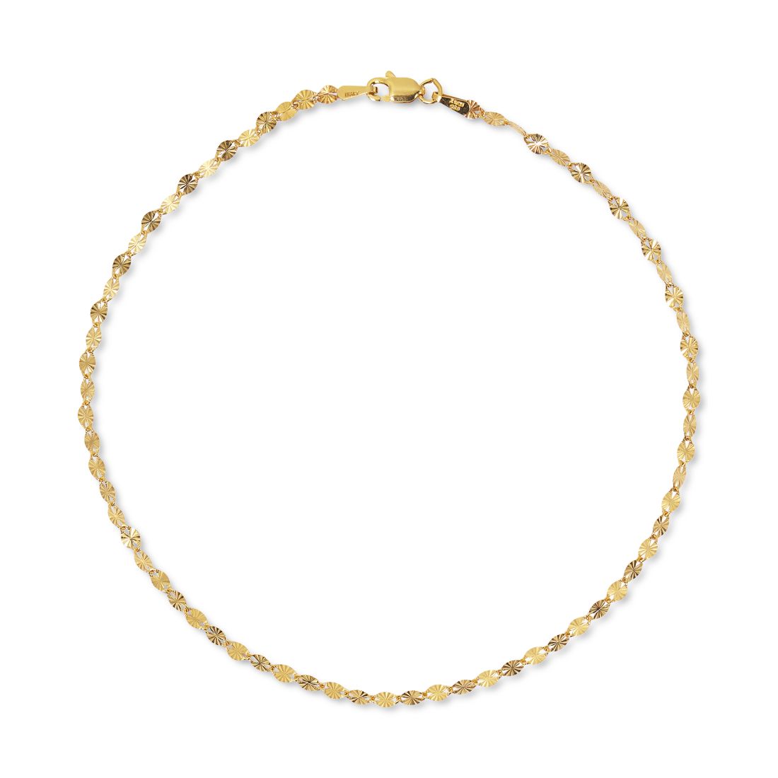 Giani Bernini Textured Disc Ankle Bracelet, Created for Macy's