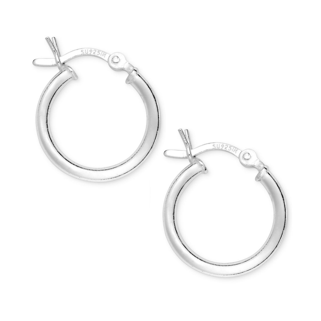 Giani Bernini Sterling Silver Small Hoops, 5/8"