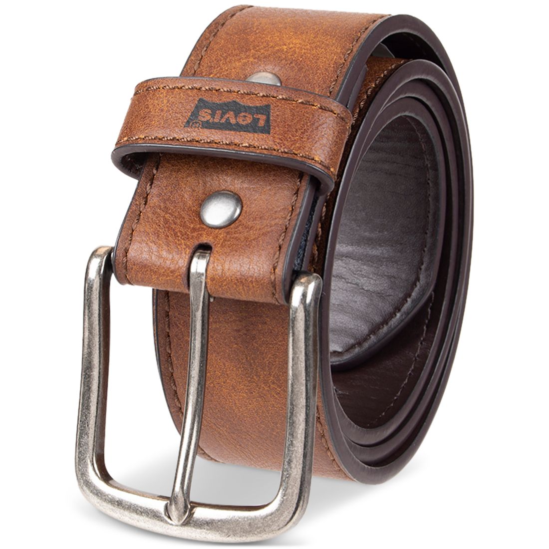 Levi s Men's Harness-Buckle Belt