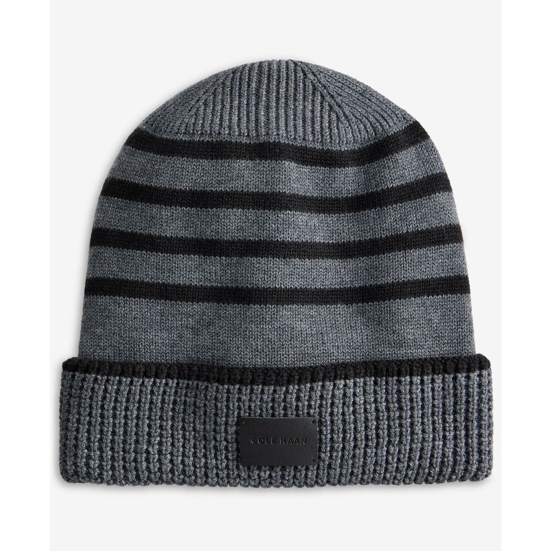 Cole Haan Men's Heritage Stripe Cuffed Beanie