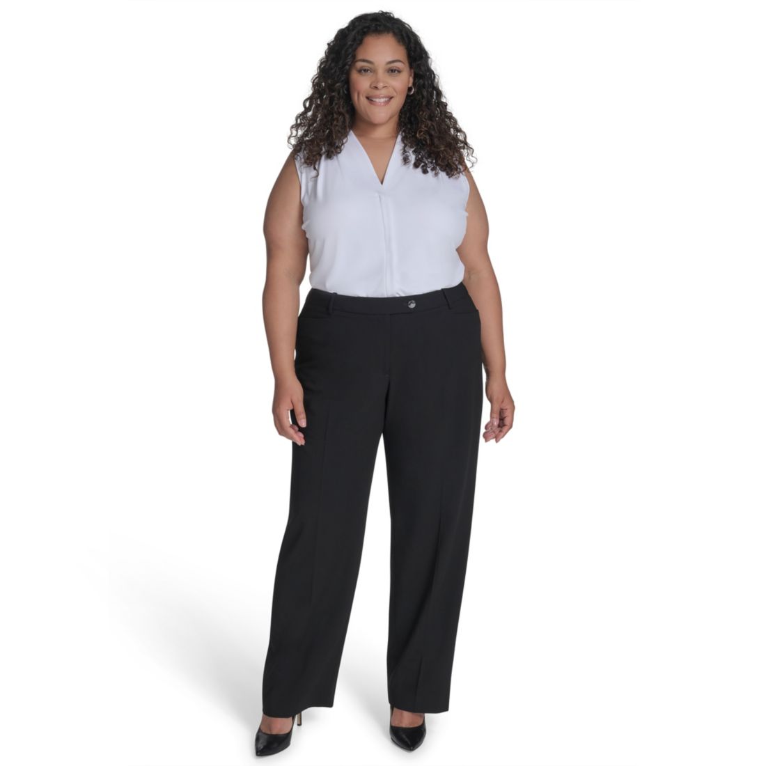 Calvin Klein Plus Size Modern Dress Pants