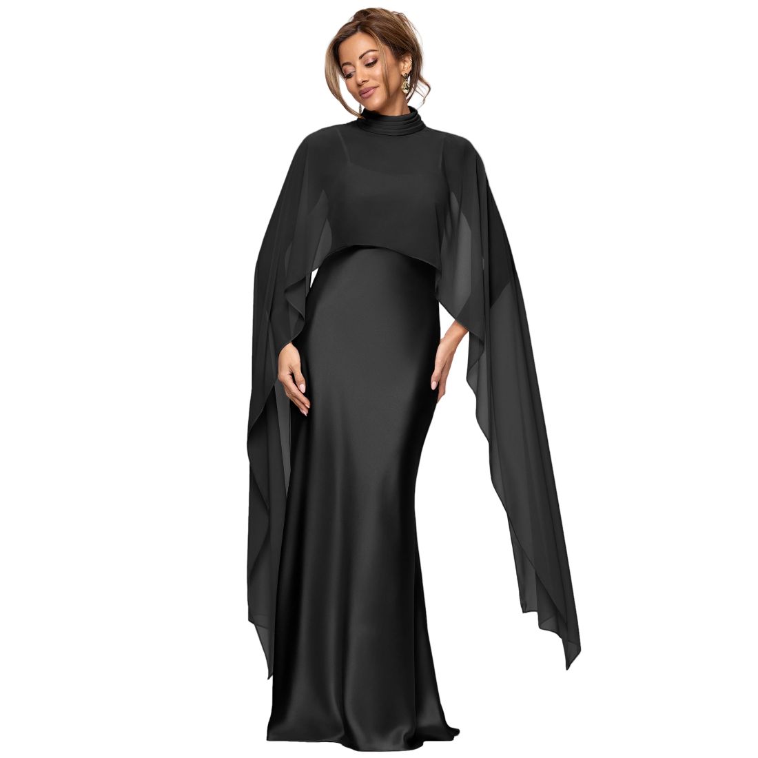 Xscape Women's Overlay Maxi Dress