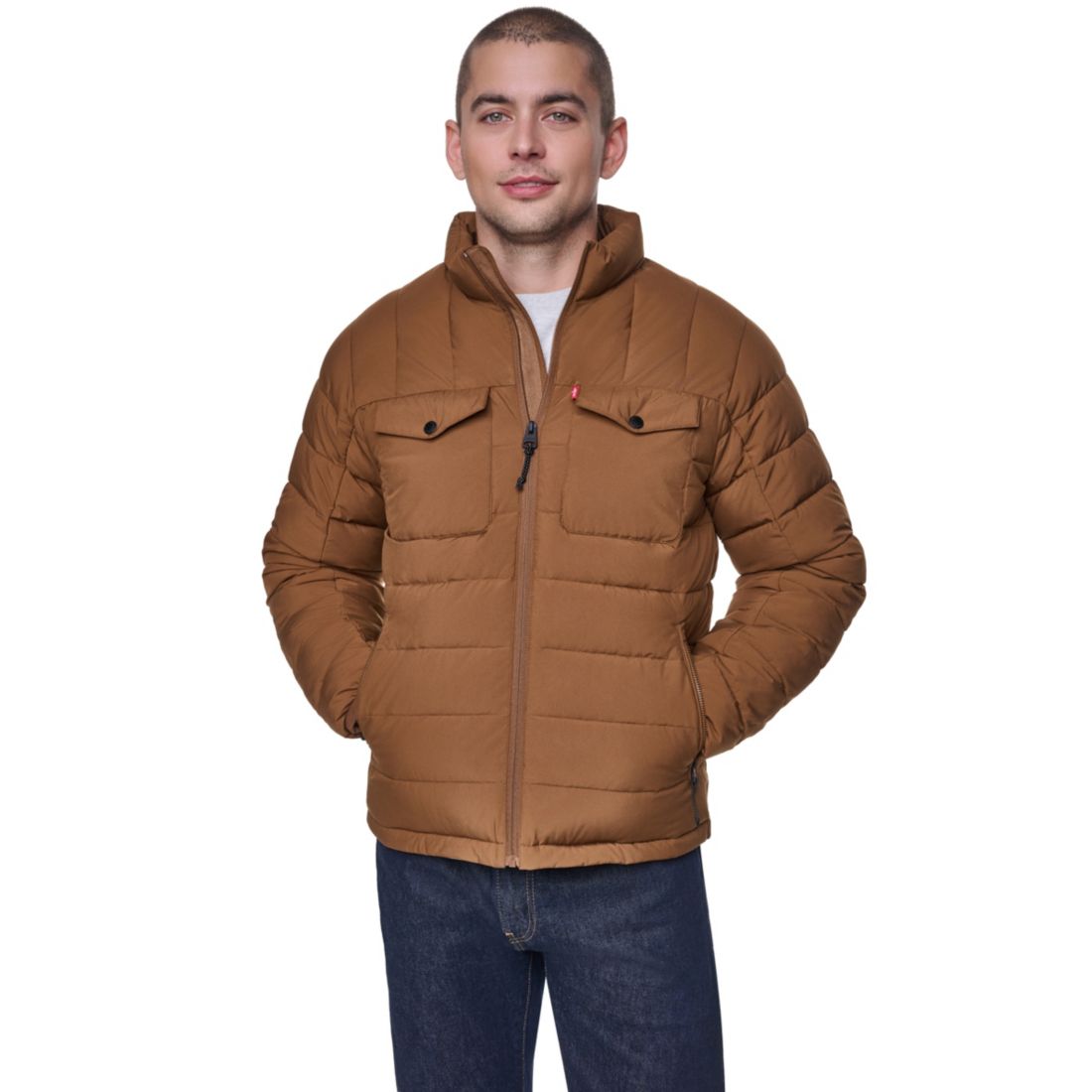 Levi s Men's Stretch Quilted Packable Jacket