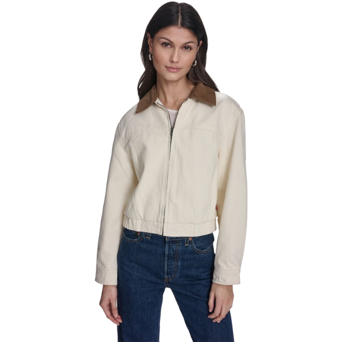Levi s Women's Zip-Front Laydown Collar Coat