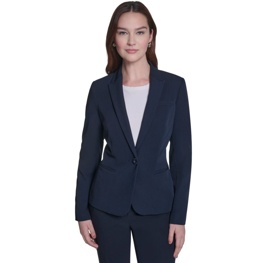 Tommy Hilfiger Women's One-Button Blazer