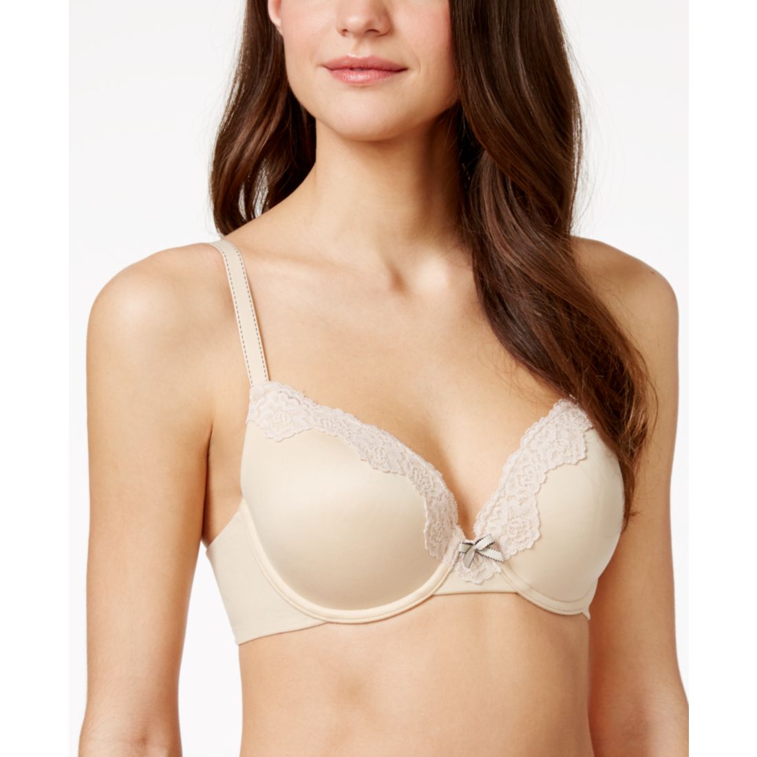 Maidenform Women's Comfort Devotion Extra Coverage Lace Shaping Underwire Bra 9404