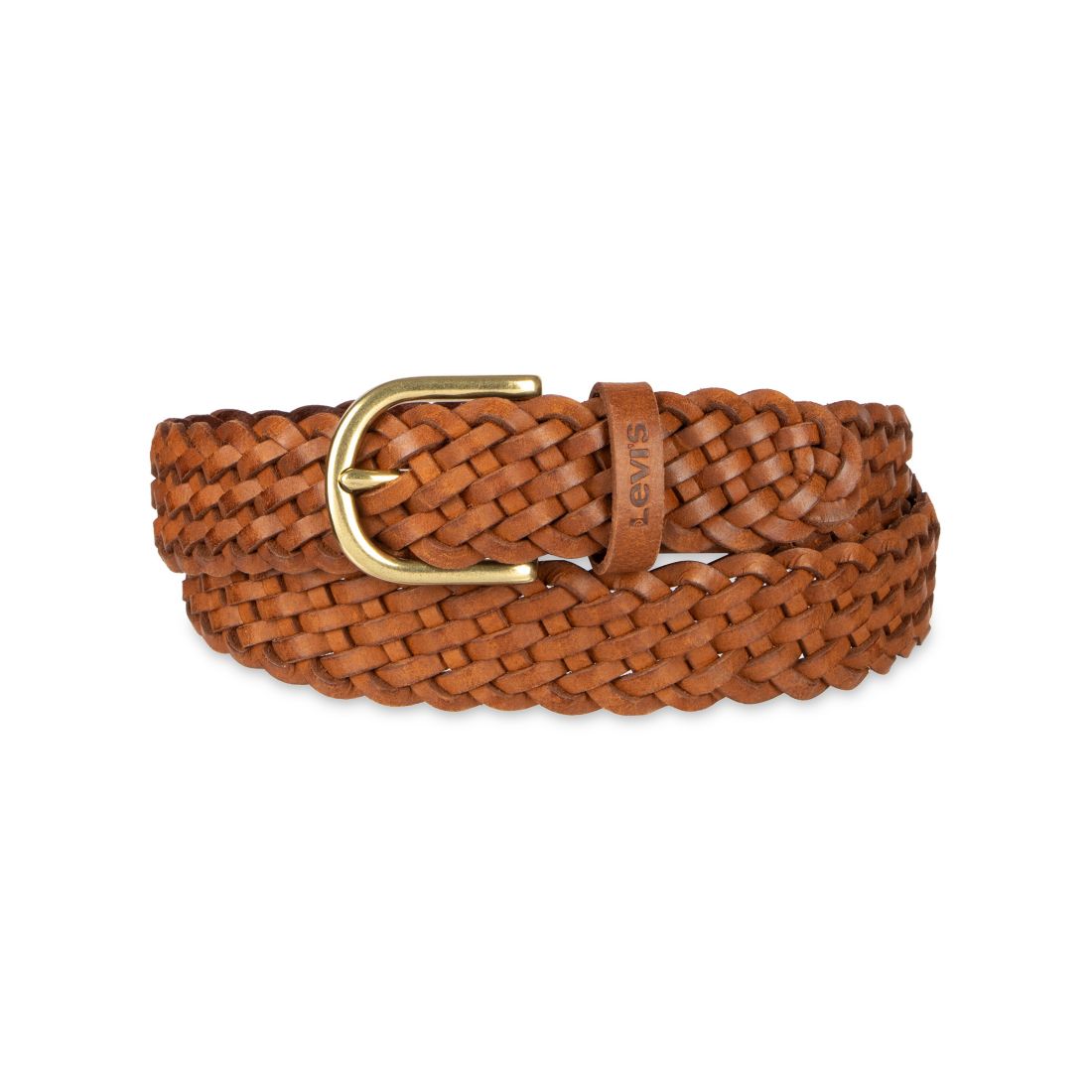 Levi s Women's Fully Adjustable Leather Braided Belt