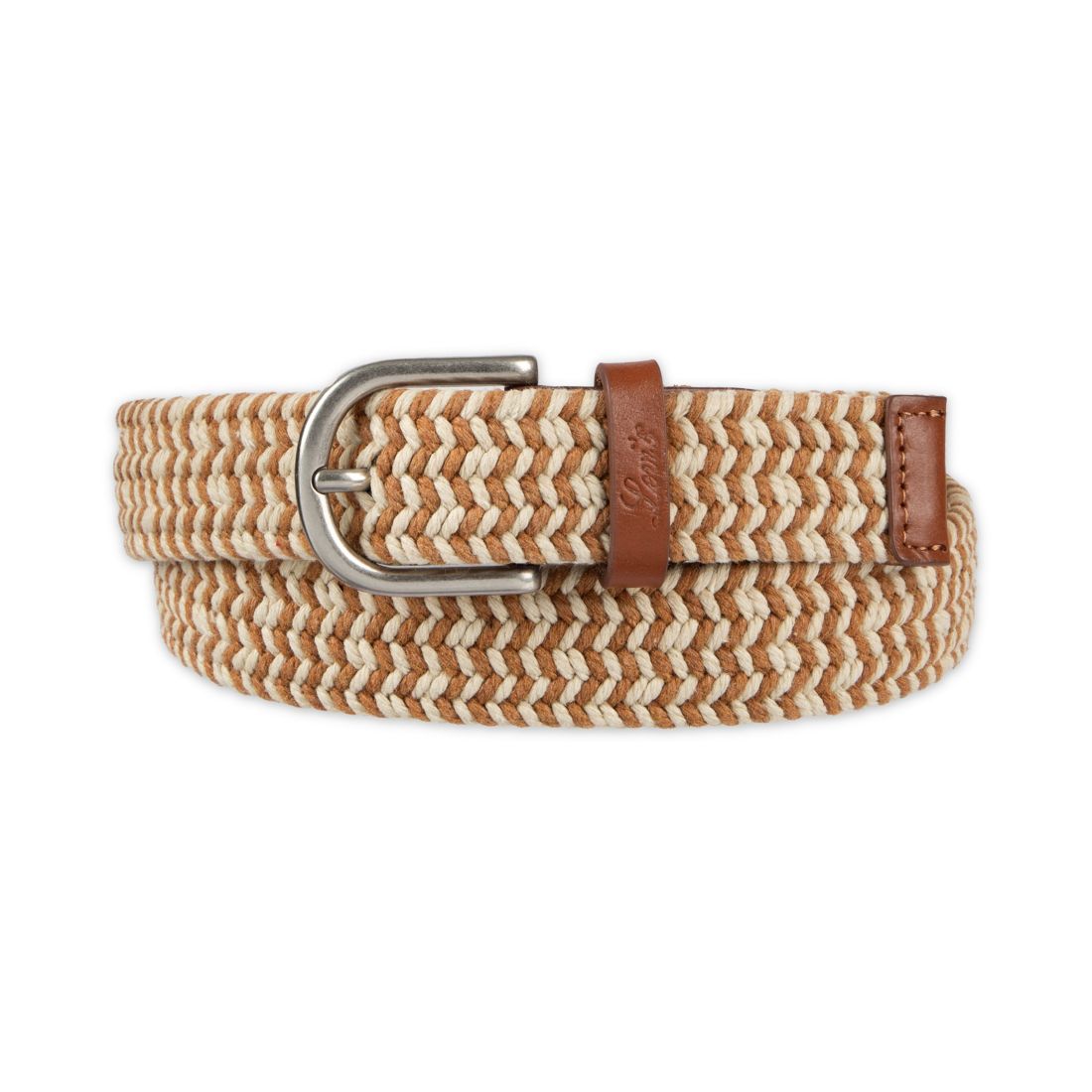 Levi s Women's Fully Adjustable Two-Tone Braided Rope Belt