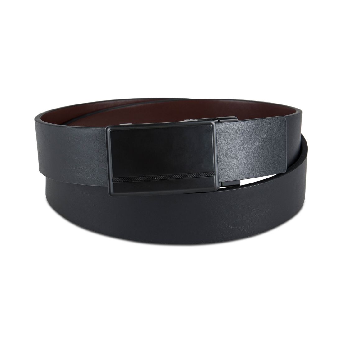 Alfani Men's Reversible Compression Buckle Belt, Created for Macy's