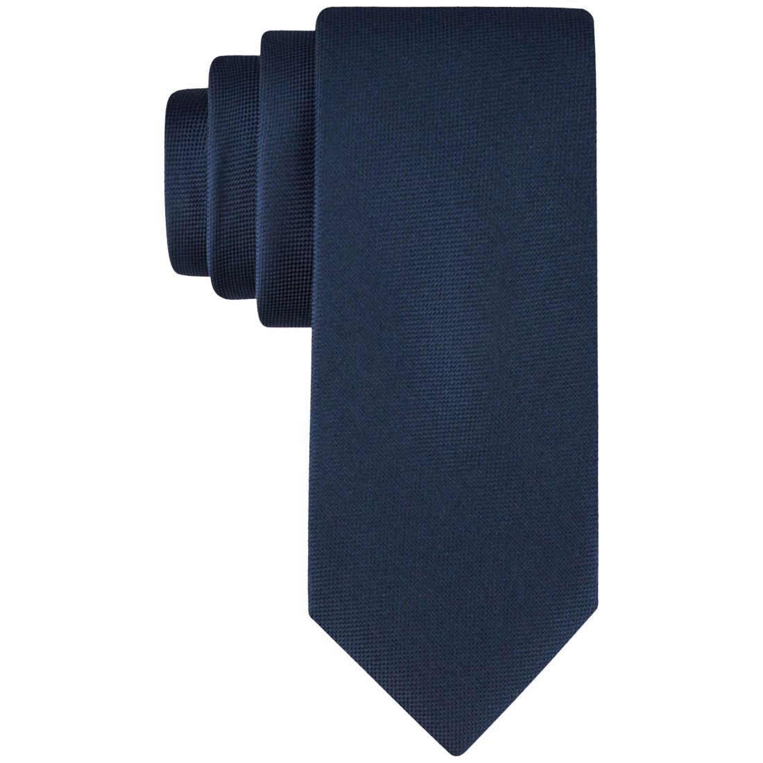 Calvin Klein Men's Silver-Spun Solid Tie