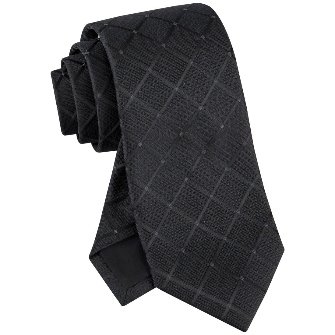 Calvin Klein Men's Herringbone Grid Tie