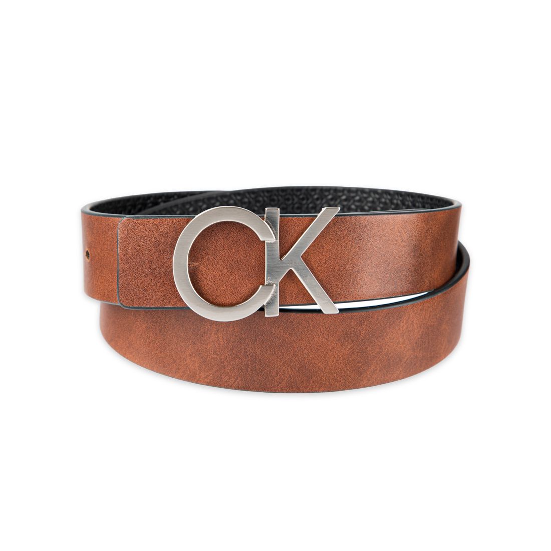 Ck leather belt deals