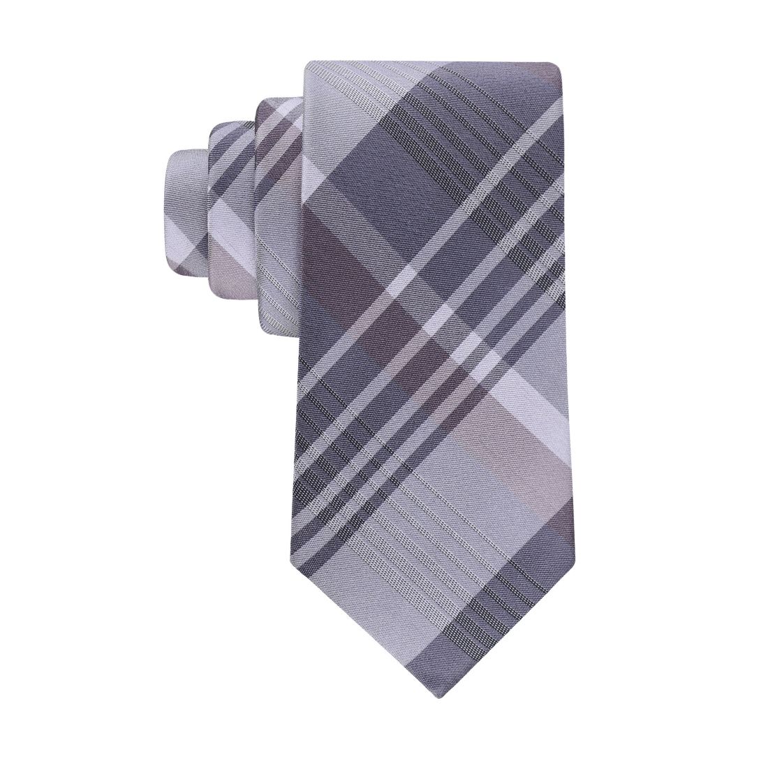Calvin Klein Men's Doris Plaid Pattern Classic Tie