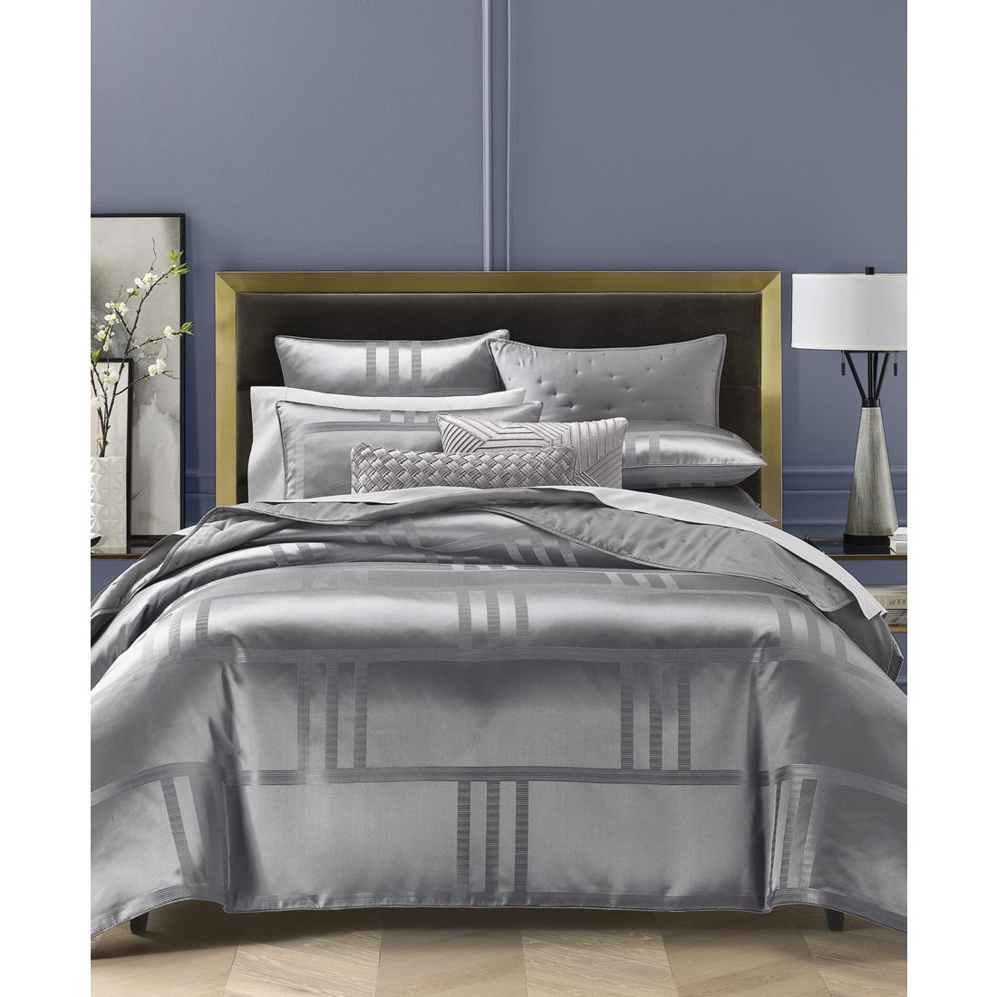 Hotel Collection Structure 3-Pc. Duvet Cover Set, Full/Queen, Exclusively at Macy's