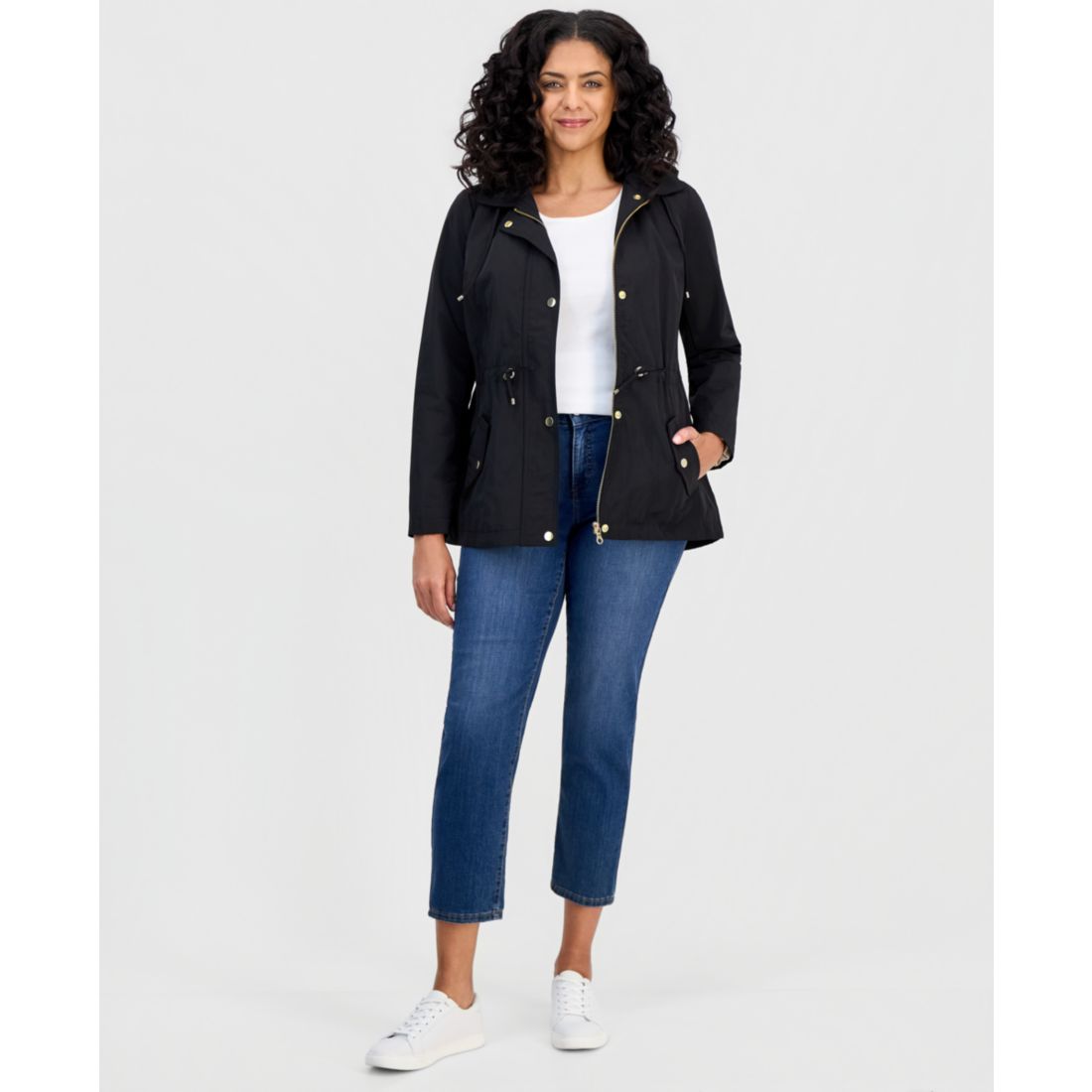 Style & Co Women's Hooded Anorak Jacket, Created for Macy's