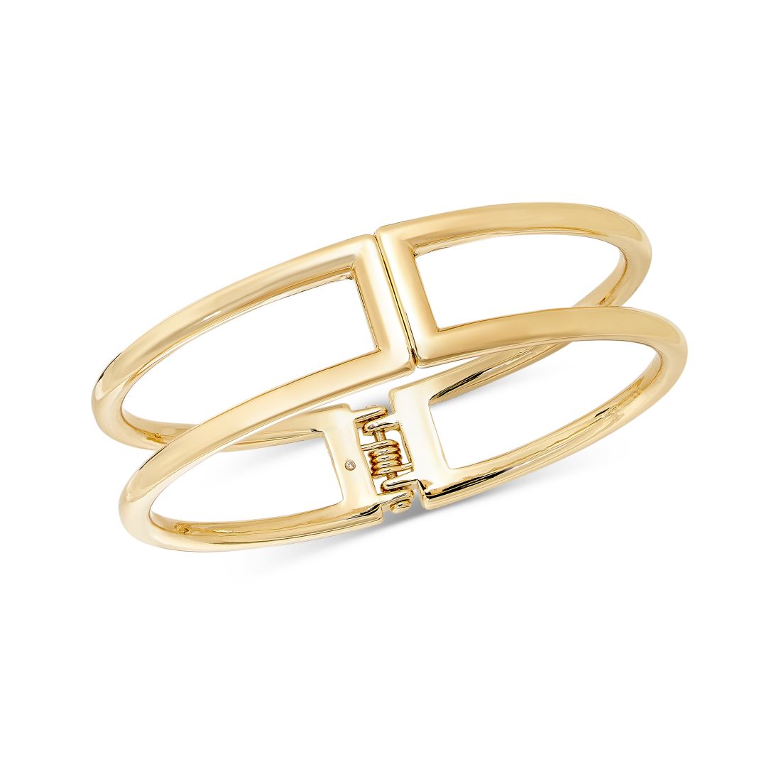 On 34th Gold-Tone Double-Row Bangle Bracelet, Exclusively at Macy's