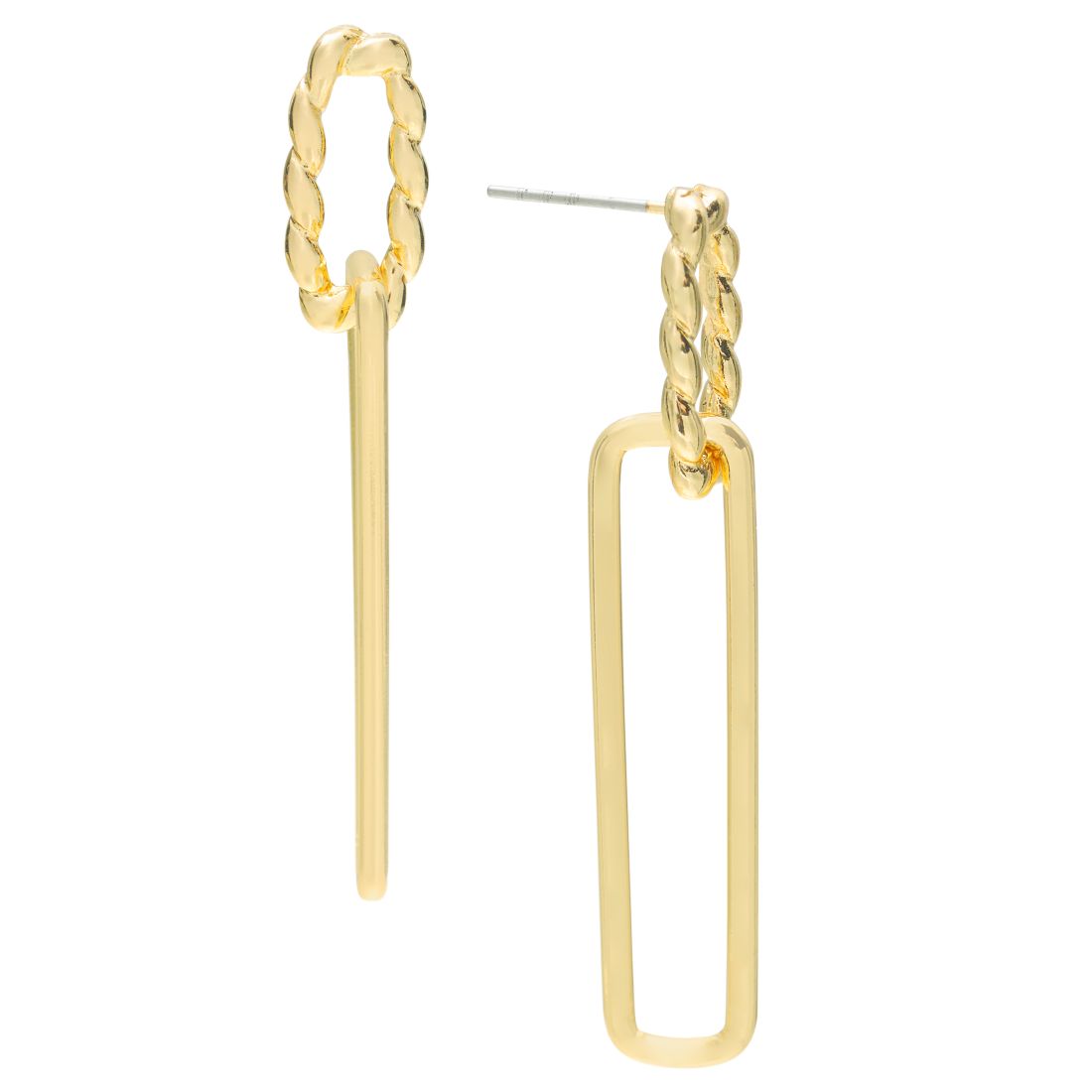 On 34th Twisted Linear Drop Earrings, Created for Macy's