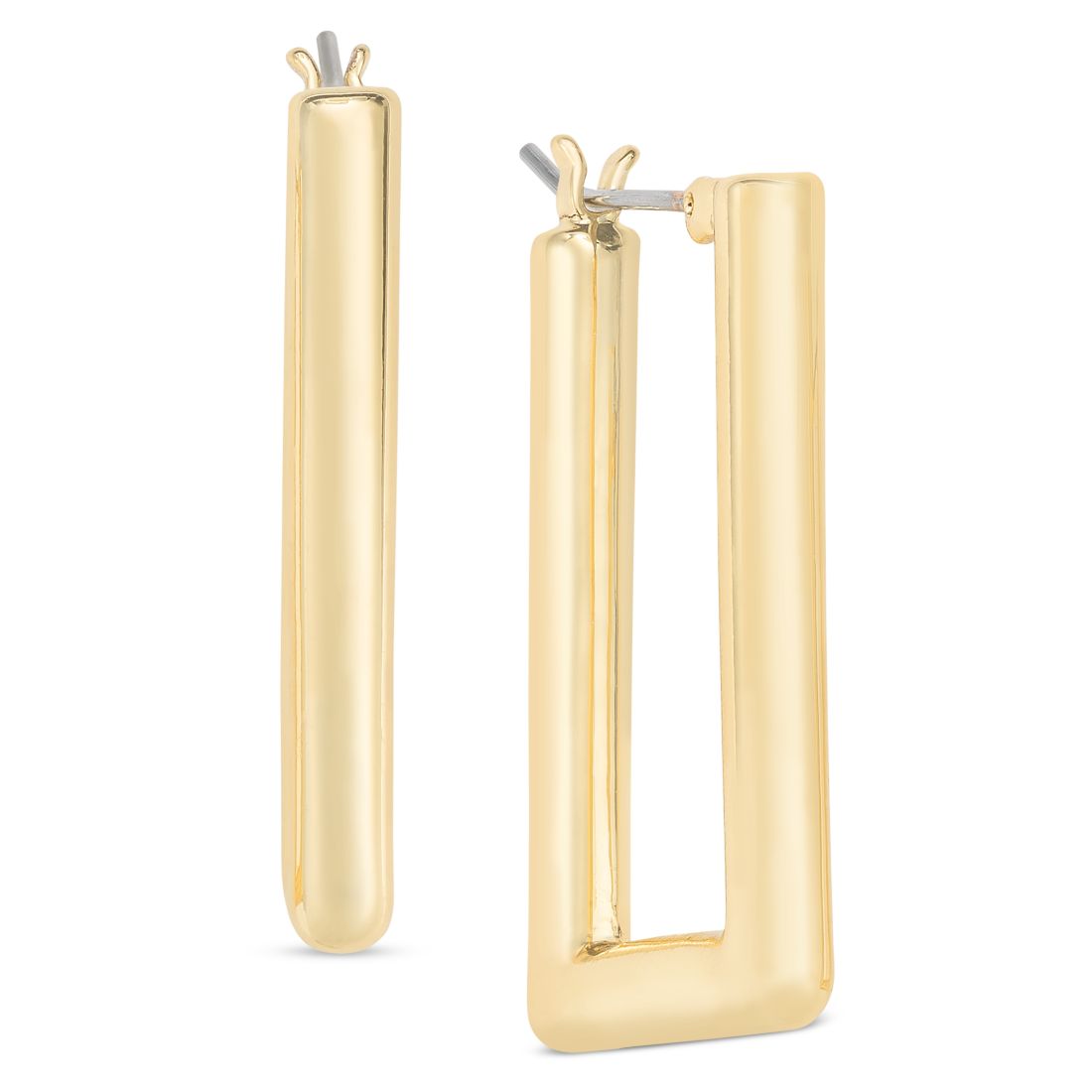 On 34th Rectangular Hoop Earrings, Created for Macy's