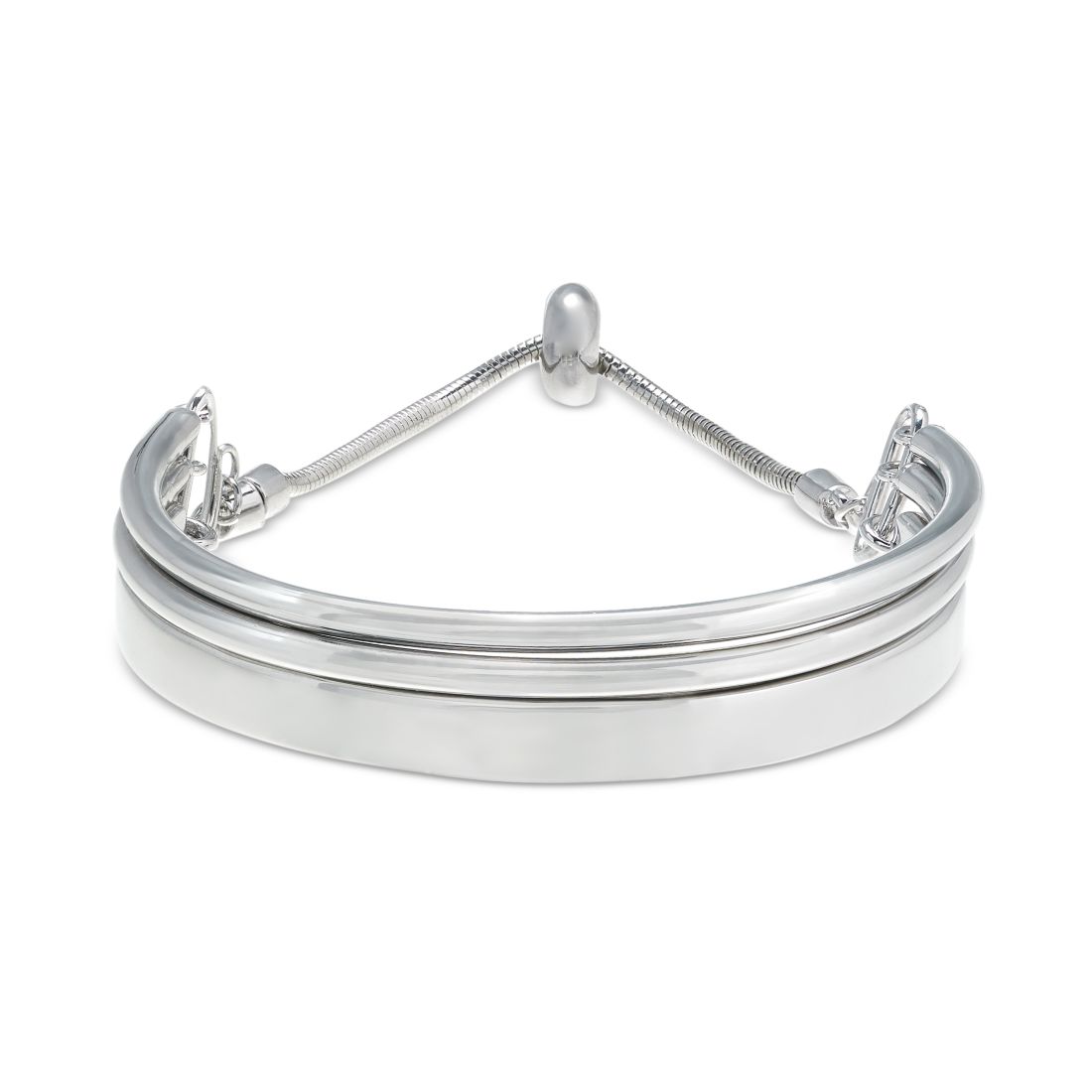On 34th Silver-Tone Slider Bracelet, Created for Macy's