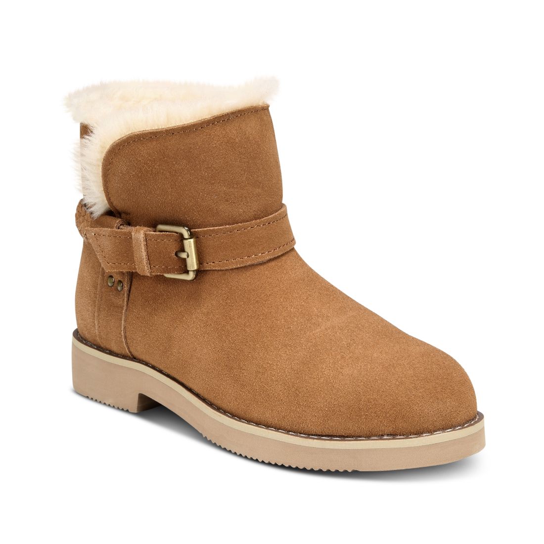 Style & Co Women's Korri Pull-On Buckled Winter Booties, Created for Macy's
