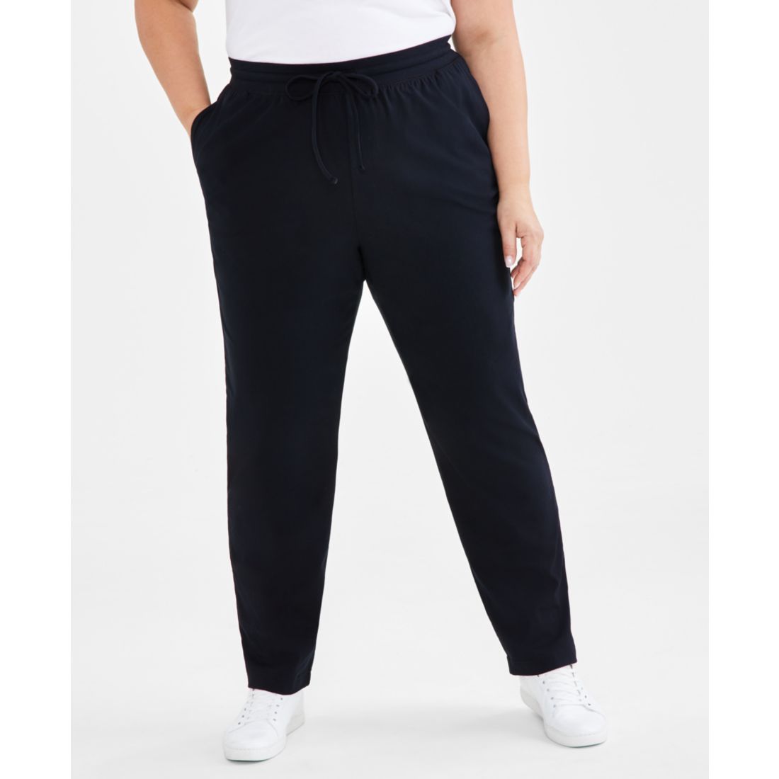 Style & Co Plus Size Knit Pull-On Pants, Exclusively at Macy's