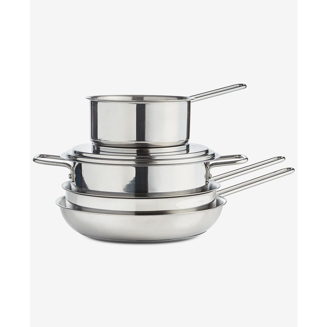 Arch Studio 5-Pc. Stackable Stainless Steel Cookware Set, Exclusively at Macy's