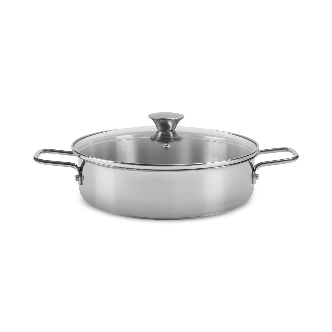 Arch Studio Stainless Steel 3-Qt. Everyday Pan & Lid, Exclusively at Macy's