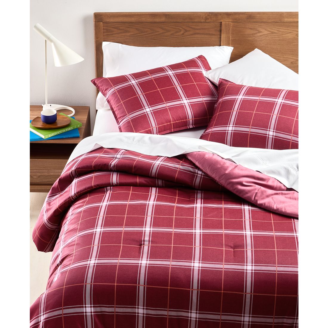 Arch Studio Windowpane Plaid 3-Pc. Comforter Set, King, Exclusively for Macy's